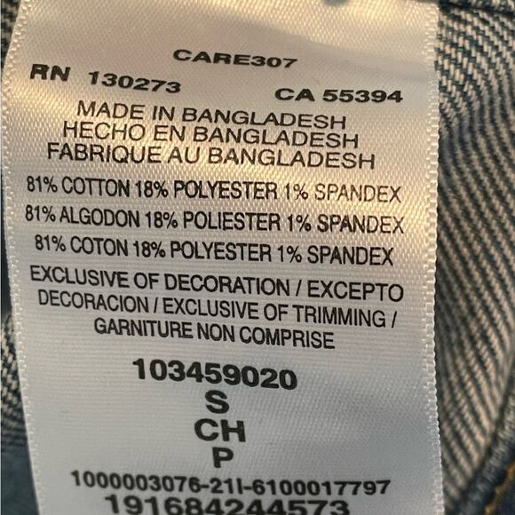 Lee Denim Utility Overalls Jean Dress size Small - Picture 9 of 9